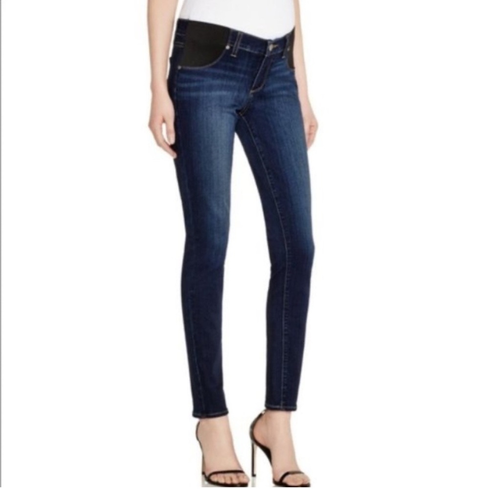 Paige Verdugo Ultra Skinny Maternity Jeans Below the Bump